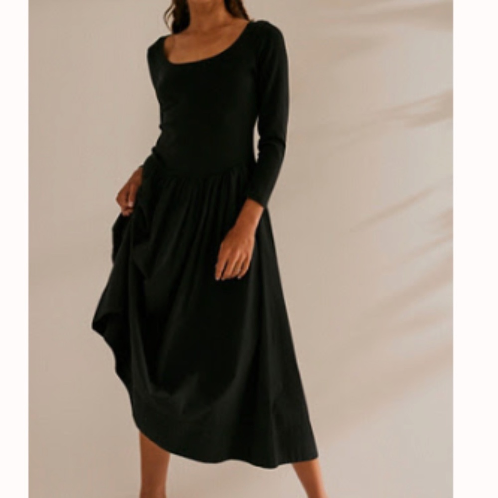 Free People Aelia Drop-Waist Midi